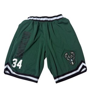 NBA Milwaukee Bucks shorts Giannis Antetokounmpo shorts